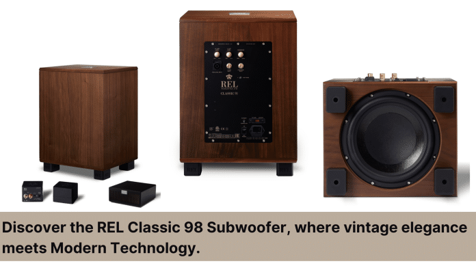 Discover the REL Classic 98 Subwoofer, where vintage elegance meets Modern Technology. Discover the REL Classic 98 Subwoofer, where vintage elegance meets Modern Technology.