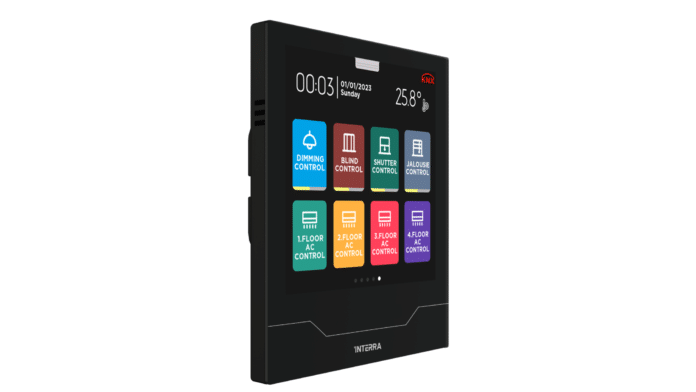 Interra iX4 - 4 Super Slim KNX Touch Panel Interra iX4 - 4 Super Slim KNX Touch Panel